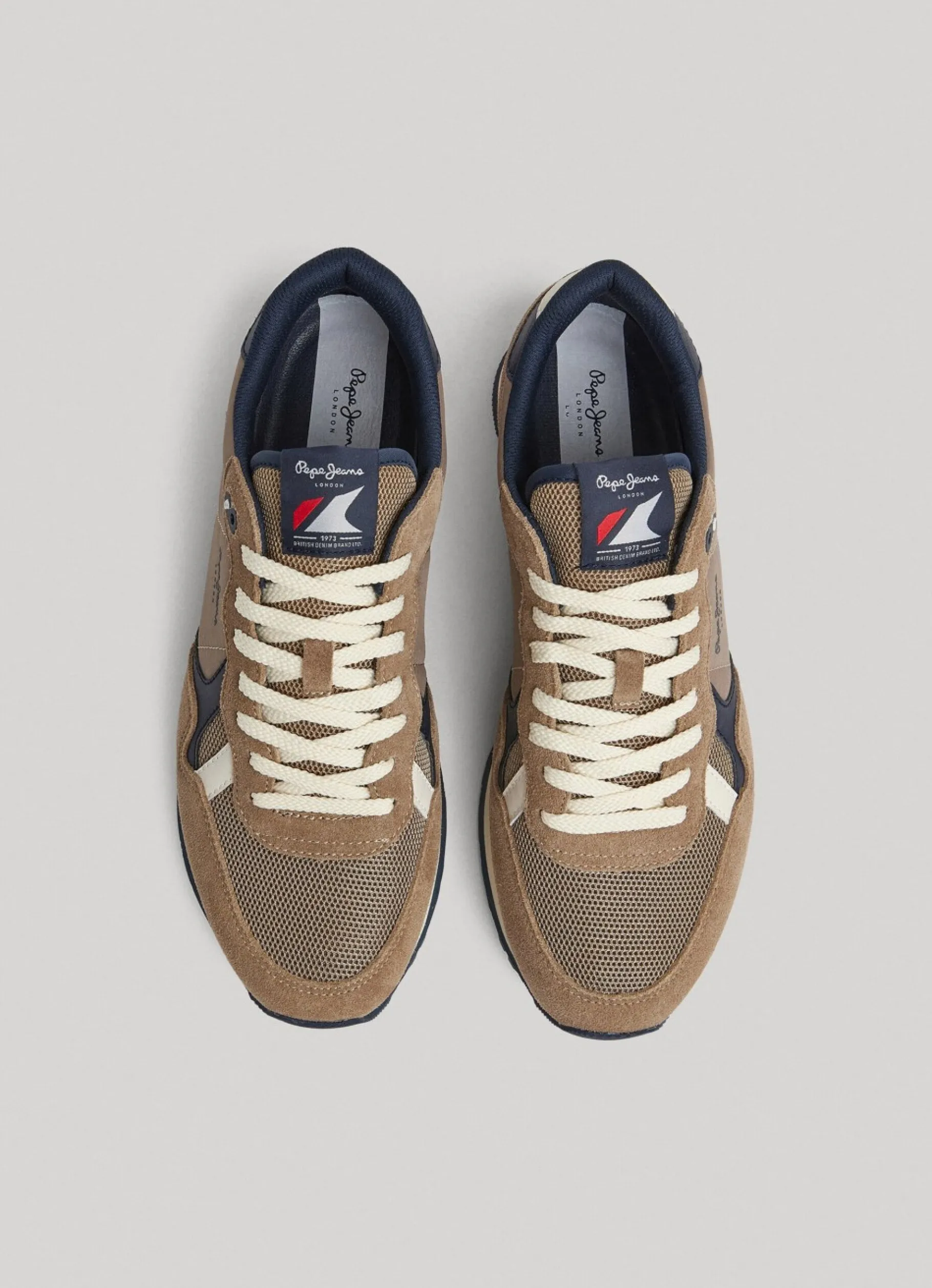 Men Pepe Jeans Brit Heritage Running Shoes