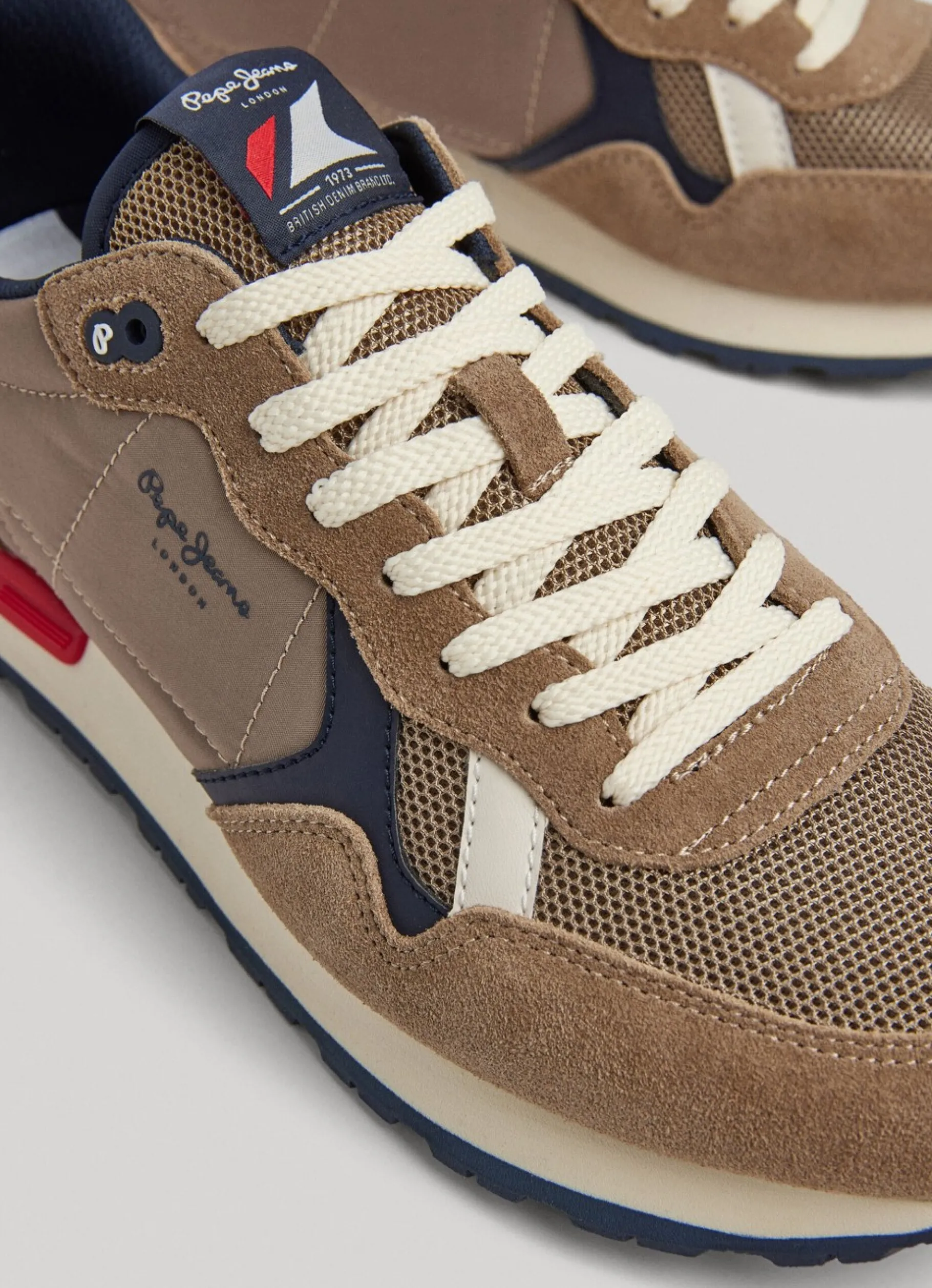Men Pepe Jeans Brit Heritage Running Shoes
