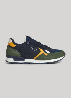 Men Pepe Jeans Brit Heritage Running Shoes