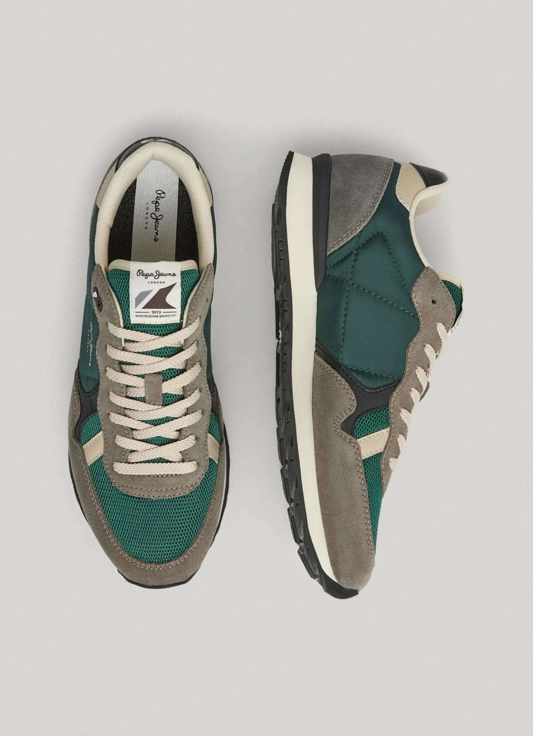 Men Pepe Jeans Brit Heritage Running Shoes