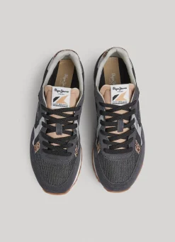 Women Pepe Jeans Brit Print Night Running Shoes