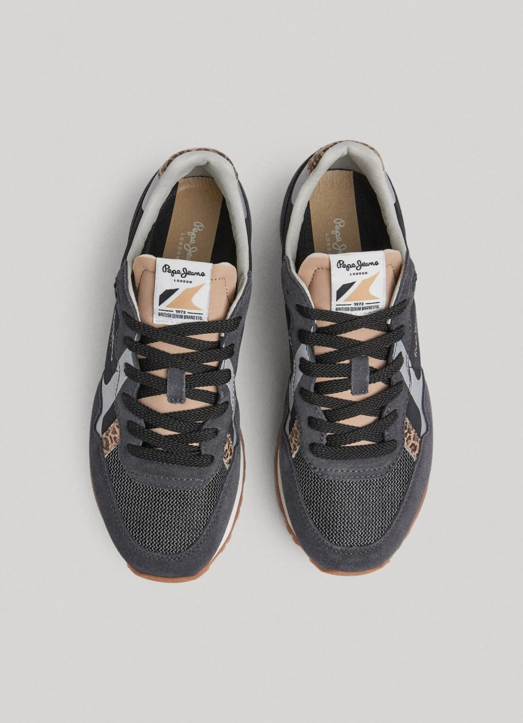 Women Pepe Jeans Brit Print Night Running Shoes