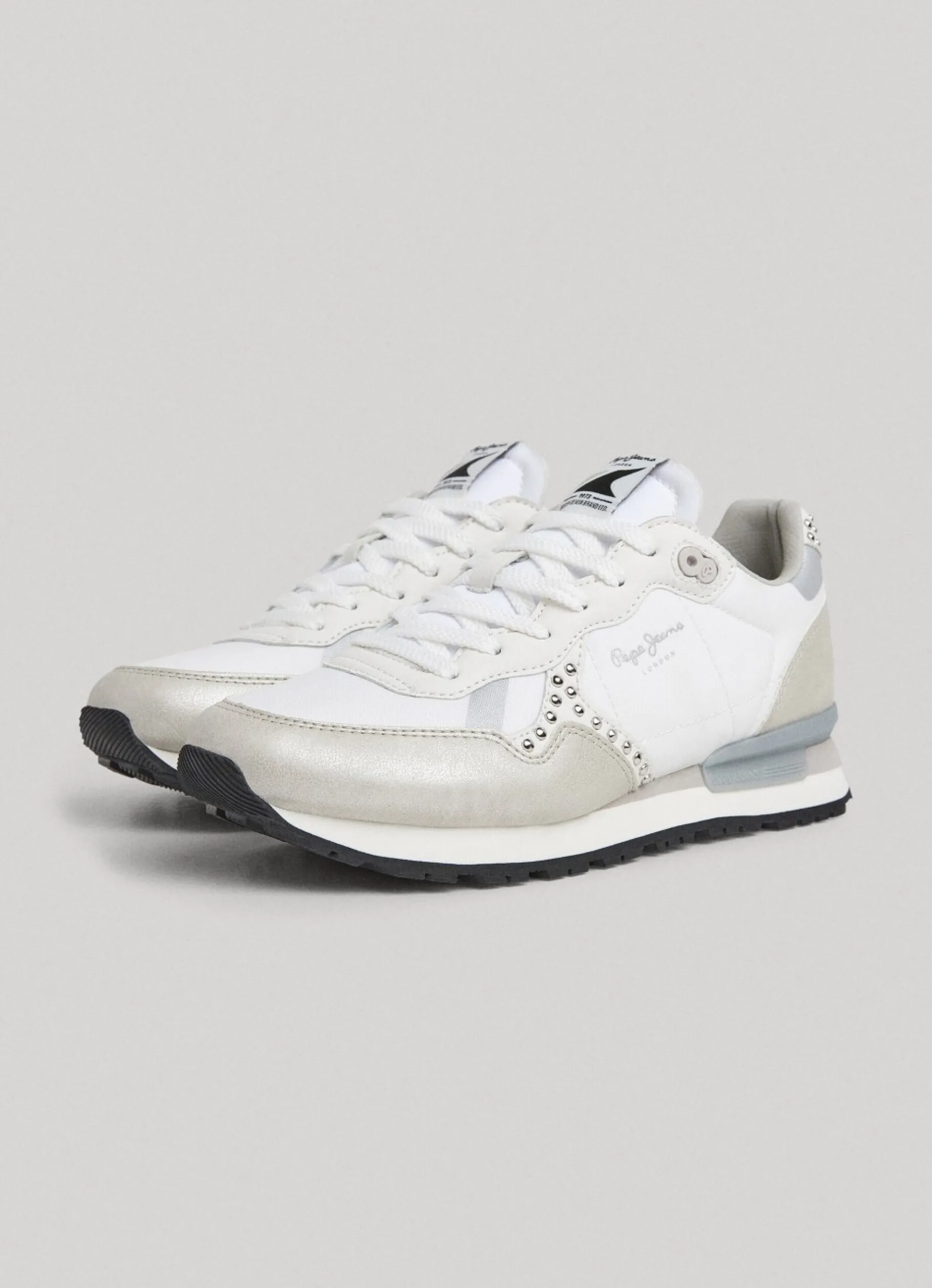 Women Pepe Jeans Brit Print Sid Running Shoes