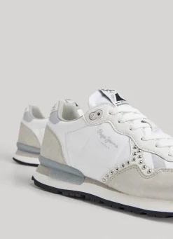 Women Pepe Jeans Brit Print Sid Running Shoes