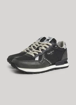 Women Pepe Jeans Brit Print Sid Running Shoes