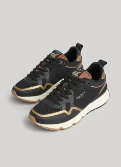 Women Pepe Jeans Brit Pro Nice Combined Shoes