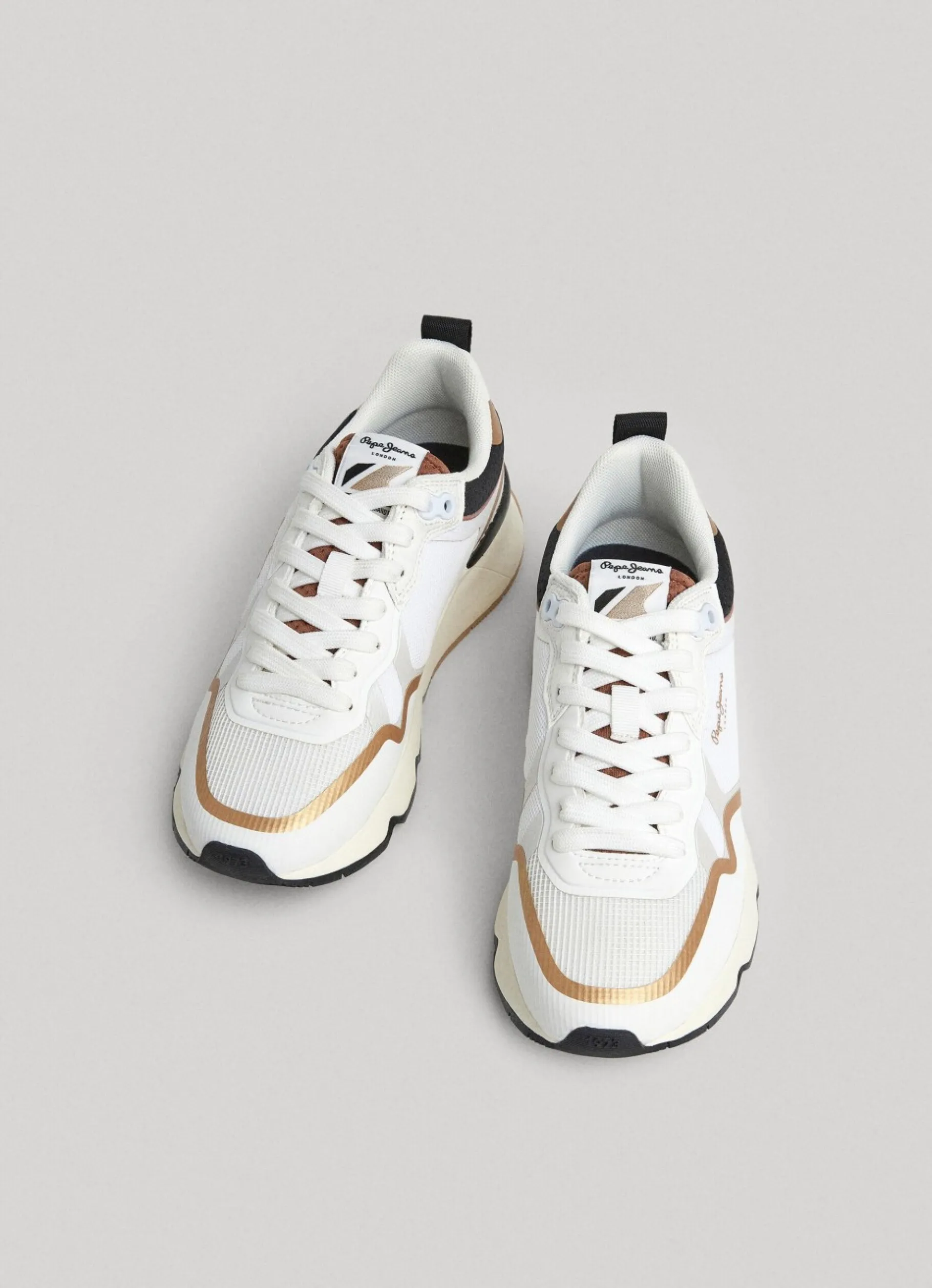 Women Pepe Jeans Brit Pro Nice Combined Shoes