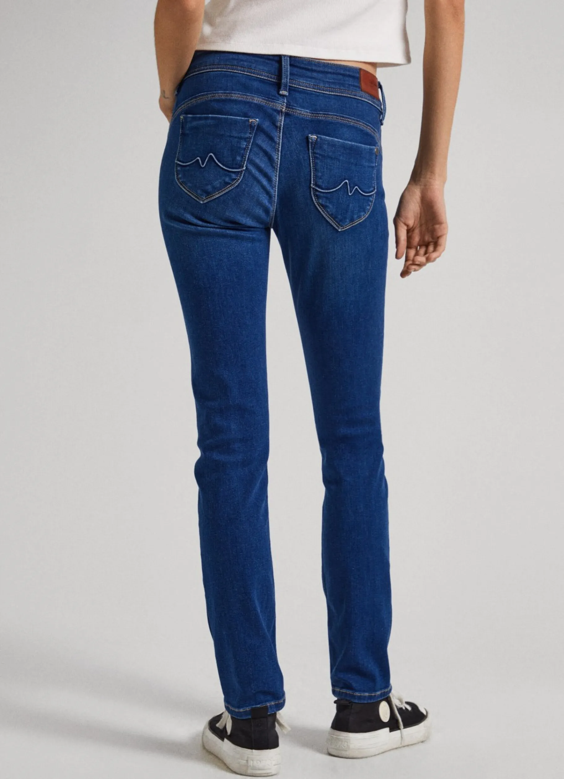 Women Pepe Jeans Brooke Regular Fit Mid-Rise Jeans