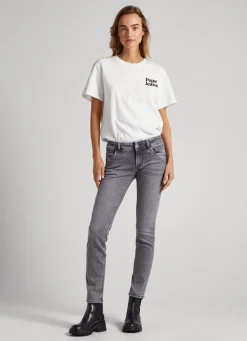 Women Pepe Jeans Brooke Regular Fit Mid-Rise Jeans