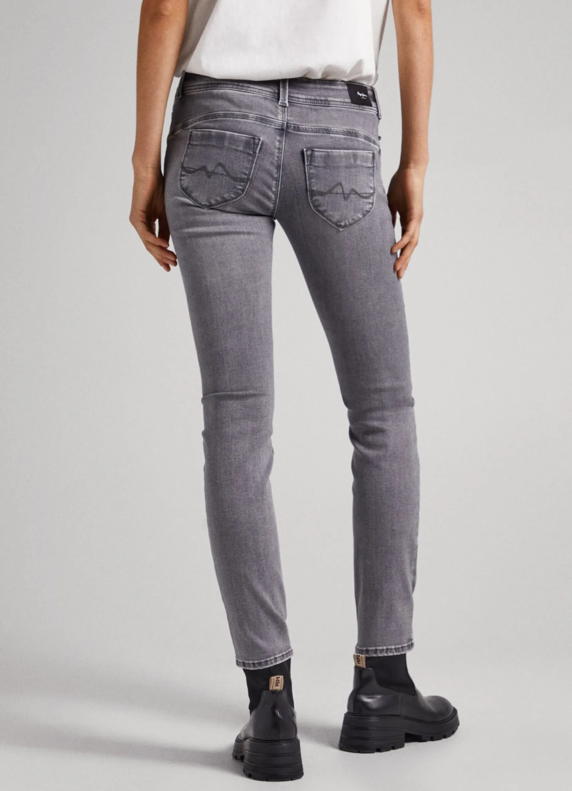 Women Pepe Jeans Brooke Regular Fit Mid-Rise Jeans