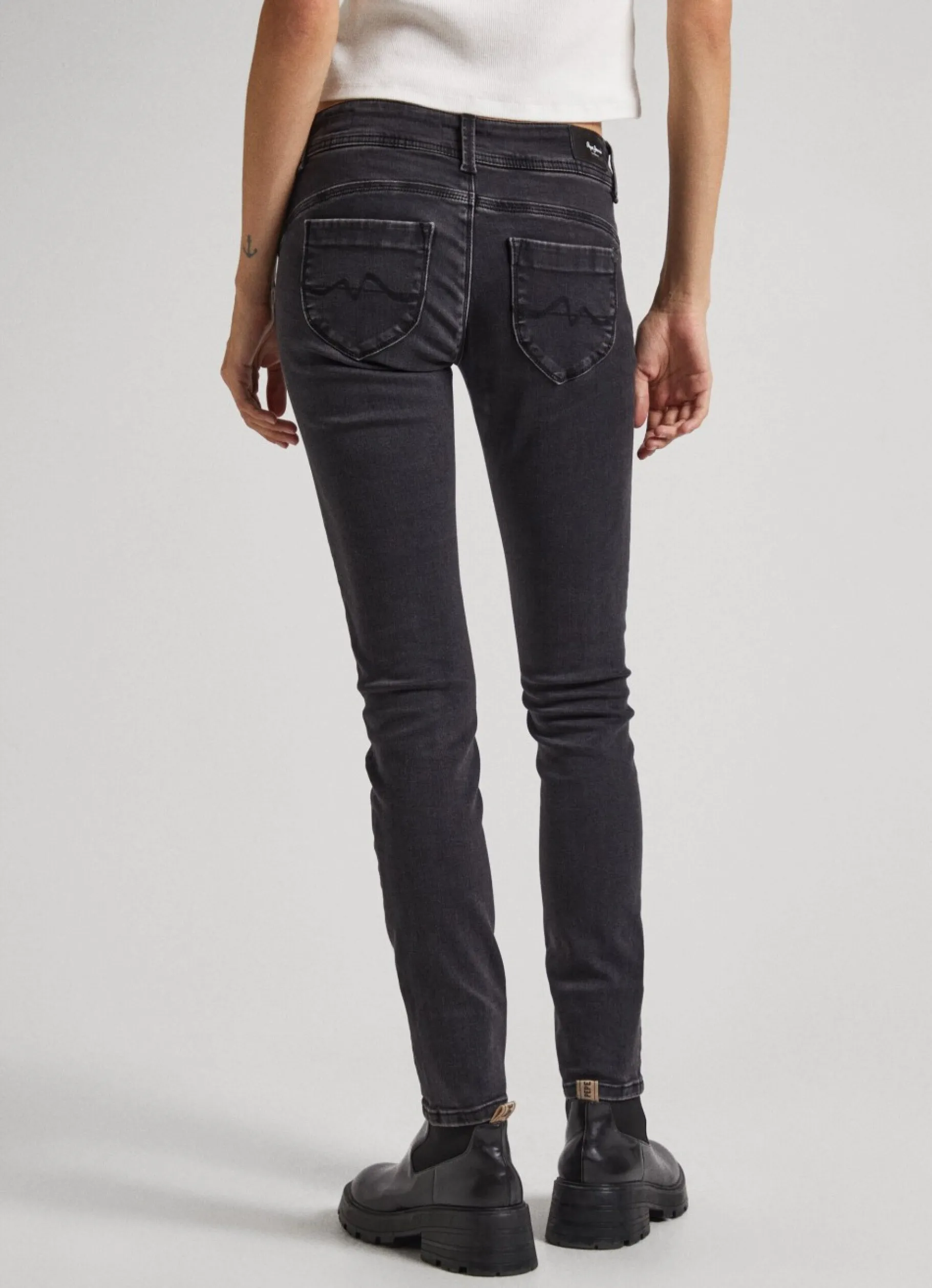 Women Pepe Jeans Brooke Regular Fit Mid-Rise Jeans