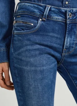Women Pepe Jeans Brooke Regular Fit Mid-Rise Jeans