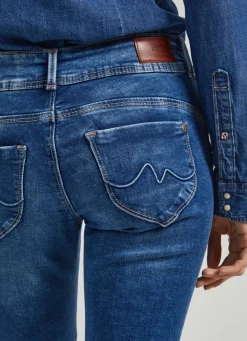 Women Pepe Jeans Brooke Regular Fit Mid-Rise Jeans