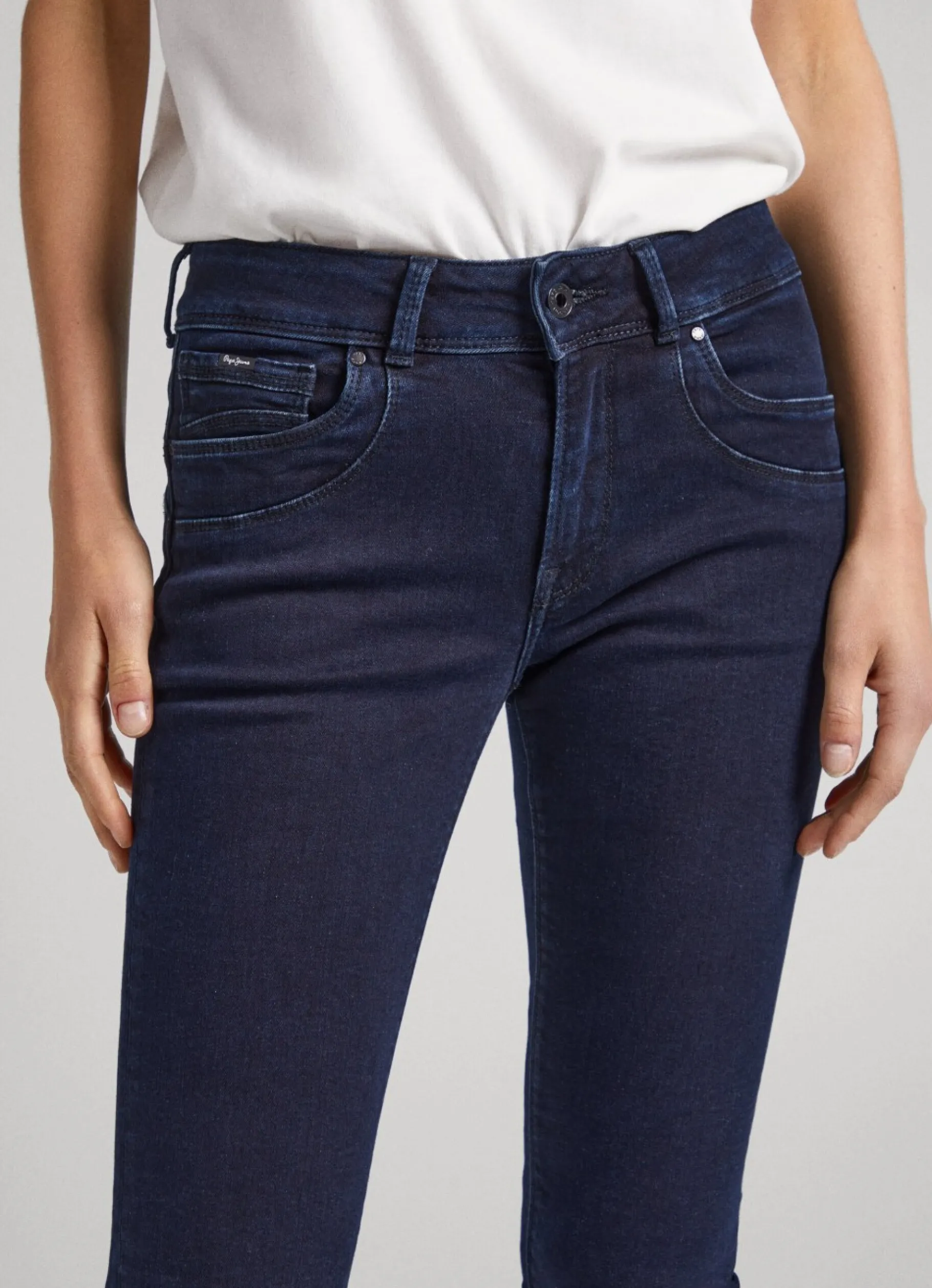 Women Pepe Jeans Brookes Regular Fit Mid-Rise Jeans