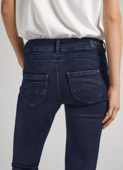 Women Pepe Jeans Brookes Regular Fit Mid-Rise Jeans