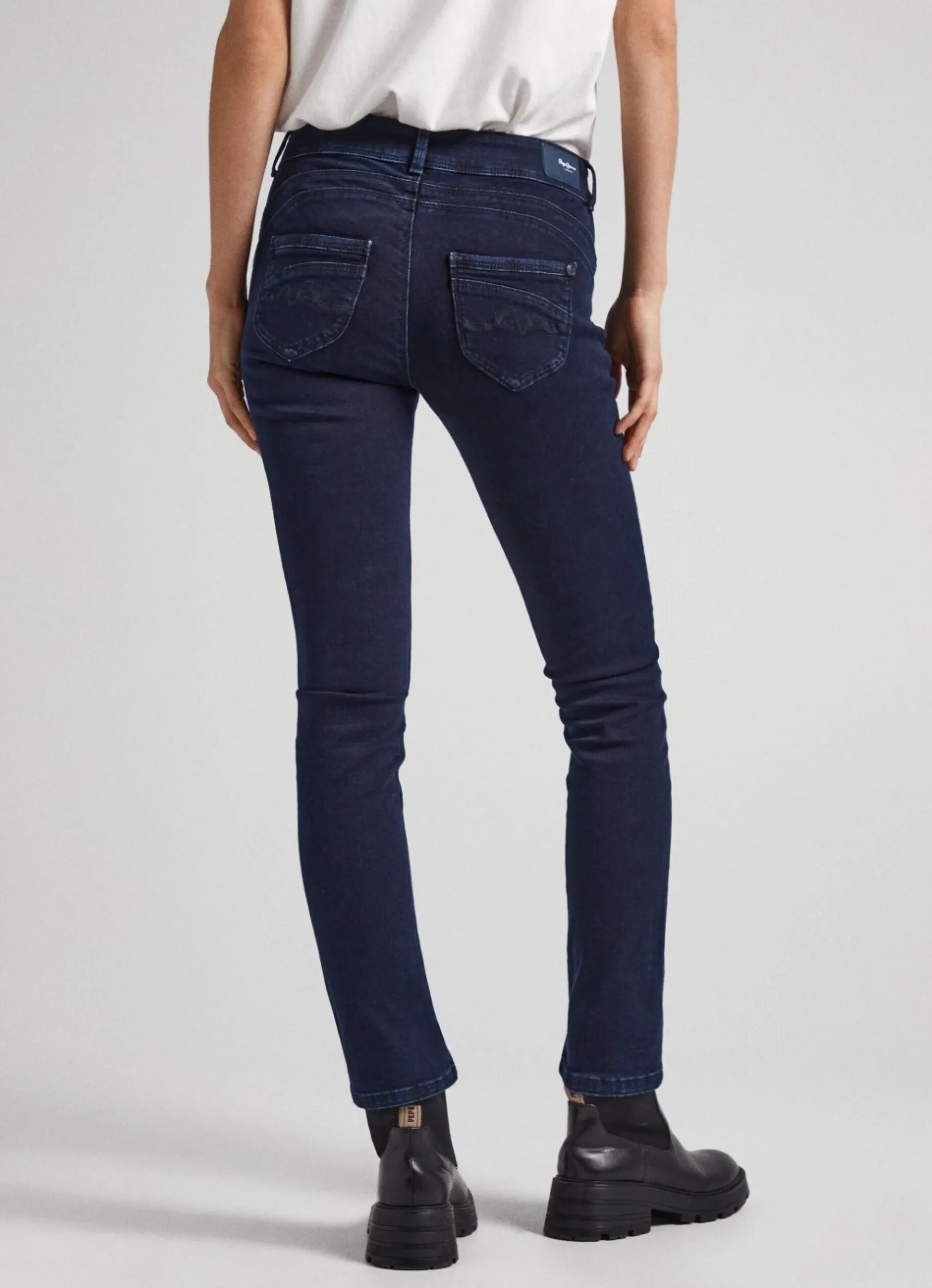 Women Pepe Jeans Brookes Regular Fit Mid-Rise Jeans