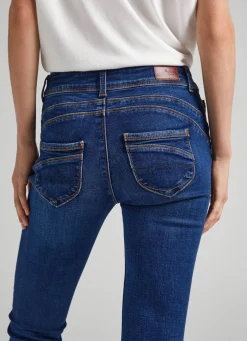 Women Pepe Jeans Brookes Regular Fit Mid-Rise Jeans