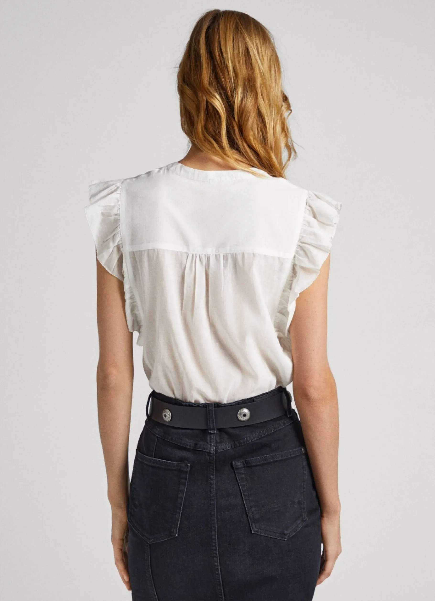 Women Pepe Jeans Butterfly Sleeve Blouse