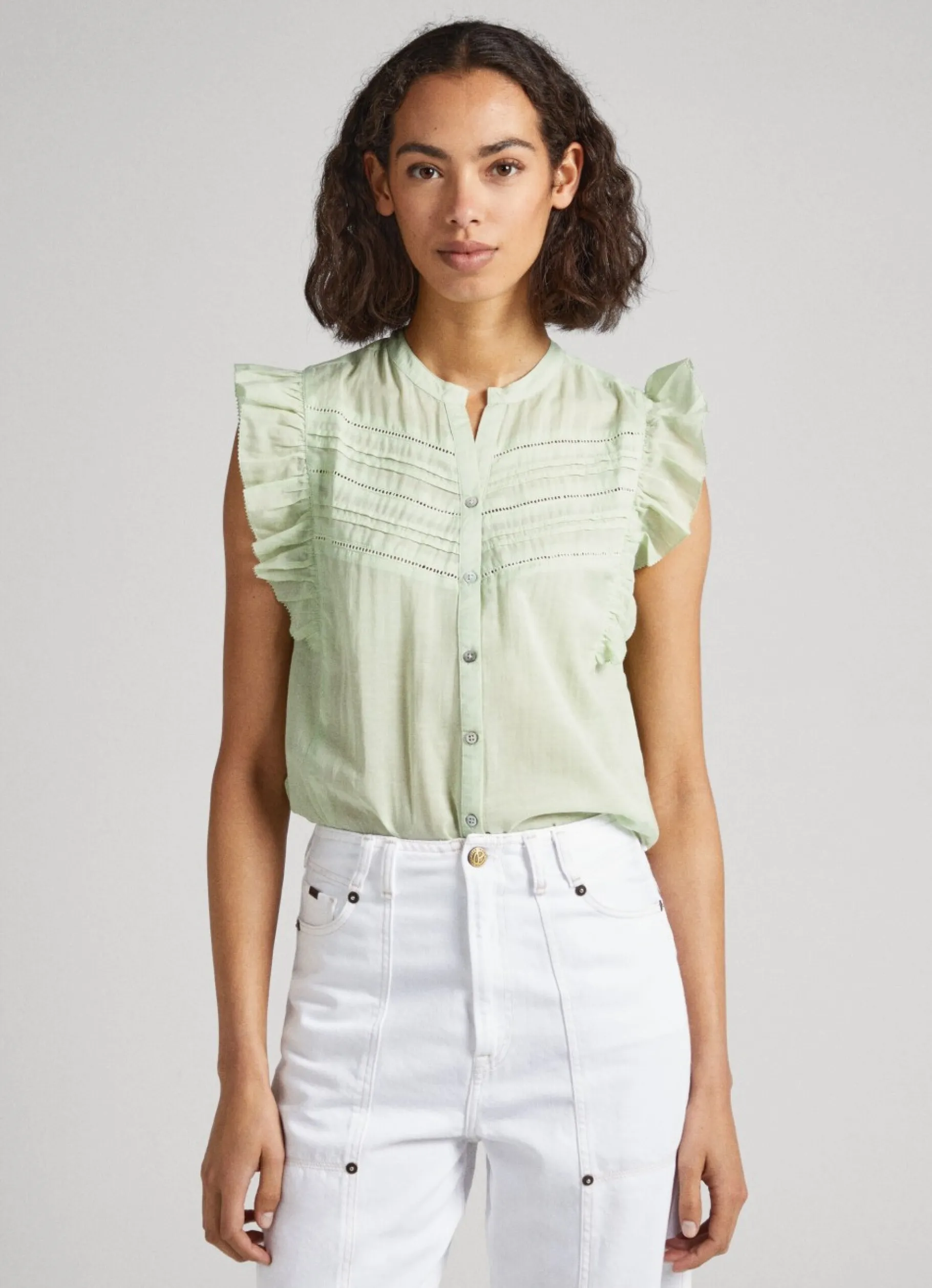 Women Pepe Jeans Butterfly Sleeve Blouse