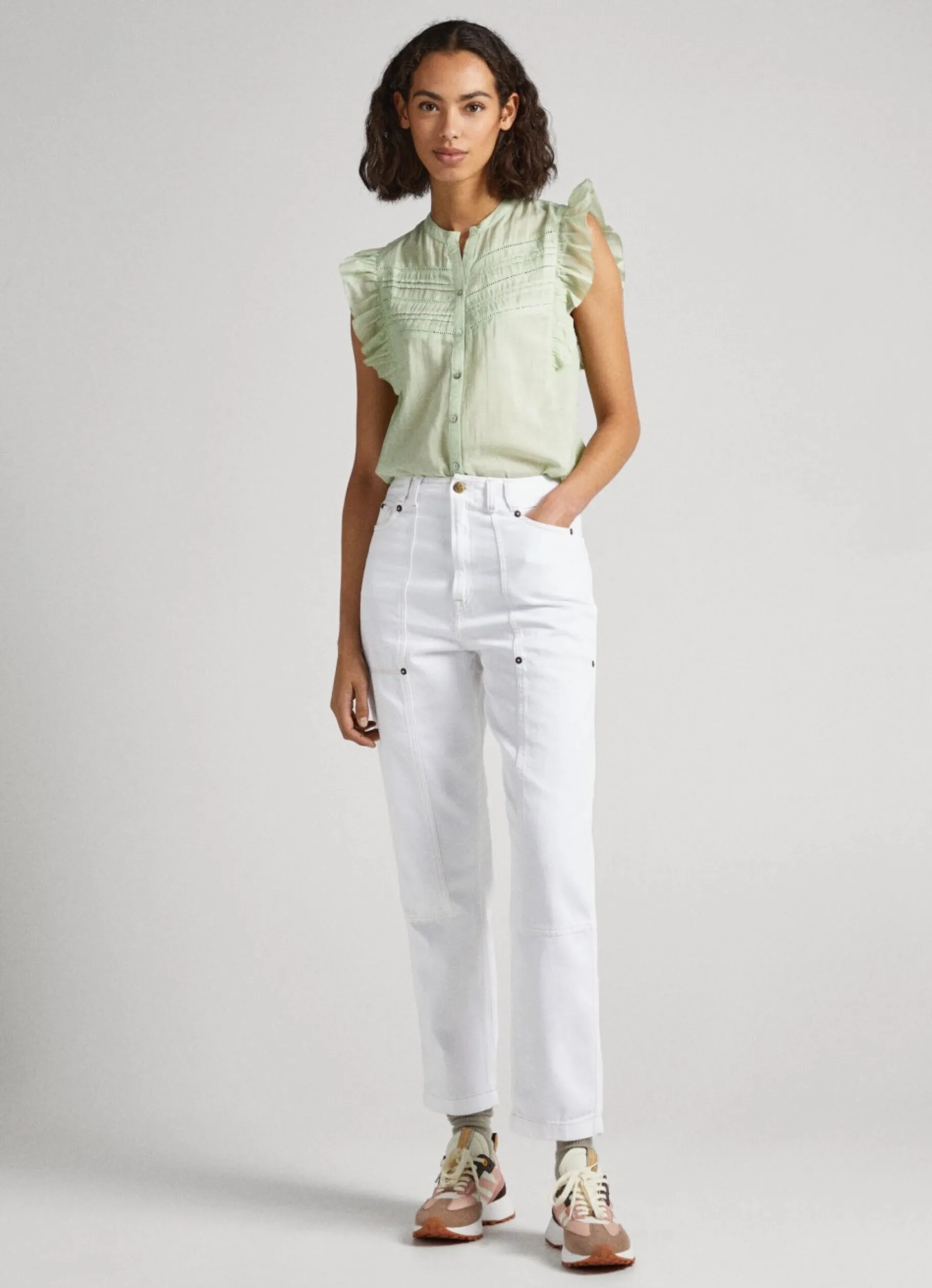 Women Pepe Jeans Butterfly Sleeve Blouse