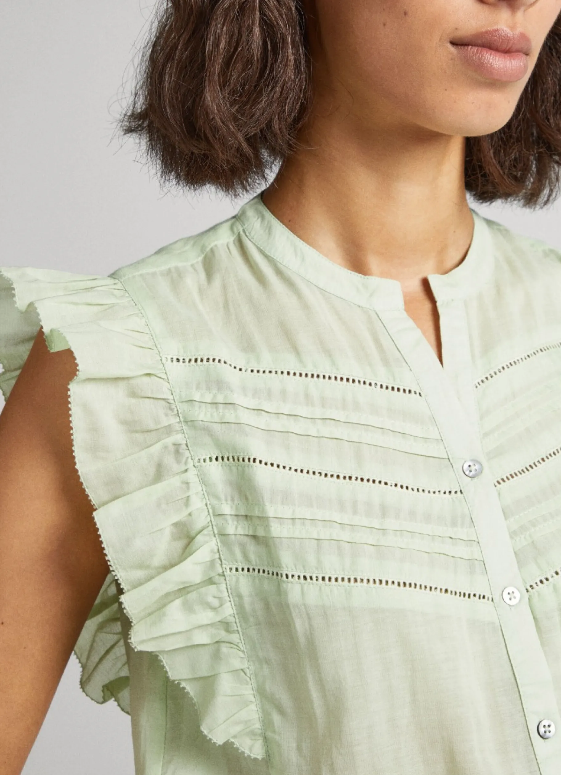 Women Pepe Jeans Butterfly Sleeve Blouse