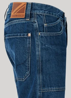 Men Pepe Jeans Byron Relaxed Fit Mid-Rise Jeans