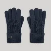 Women Pepe Jeans Cable Knit Gloves