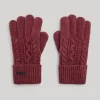 Women Pepe Jeans Cable Knit Gloves