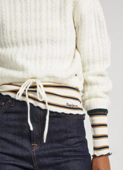 Women Pepe Jeans Cable Knit Jumper