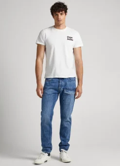 Men Pepe Jeans Callen Relaxed Fit Mid-Rise Jeans