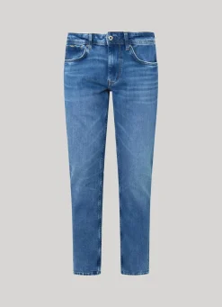 Men Pepe Jeans Cash Regular Fit Mid-Rise Jeans