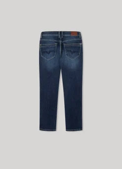 Boy Pepe Jeans Cashed Slim Fit Regular-Rise Jeans