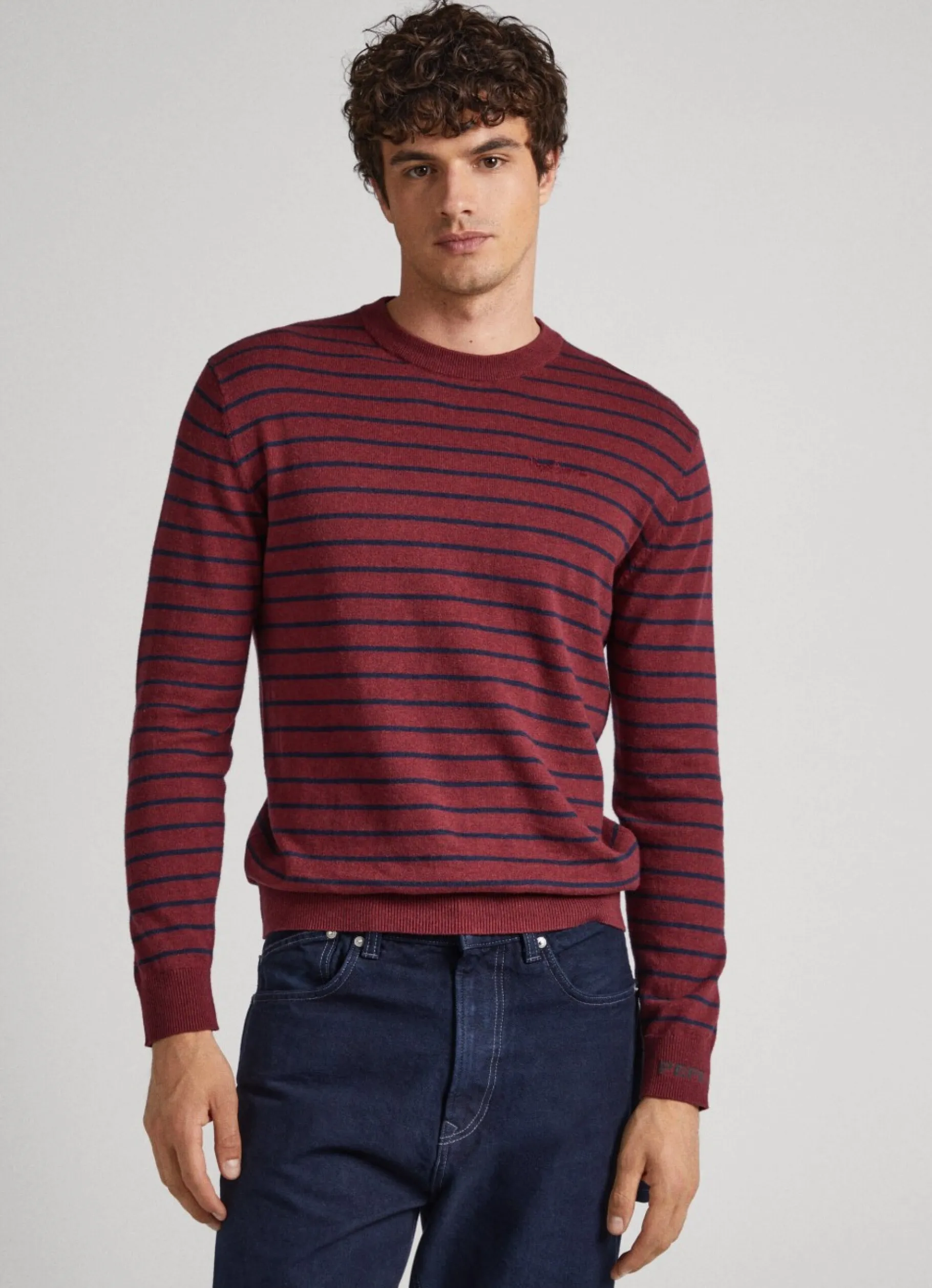 Men Pepe Jeans Cashmere Crew Neck Jumper
