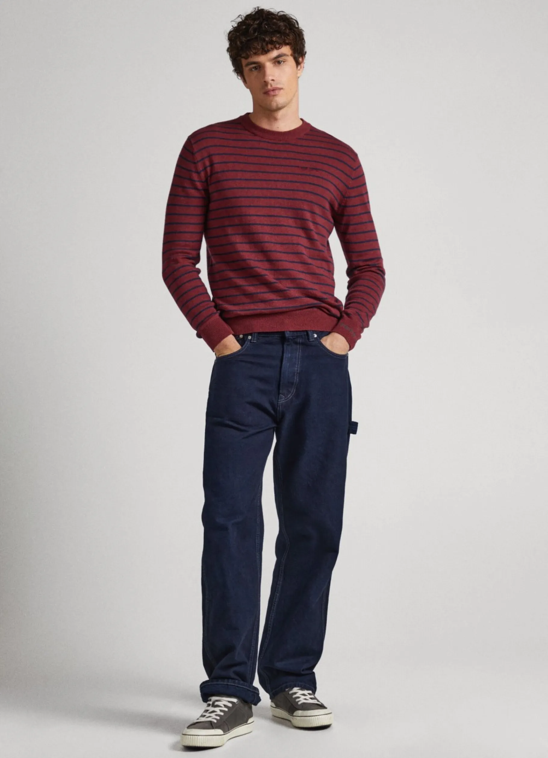 Men Pepe Jeans Cashmere Crew Neck Jumper