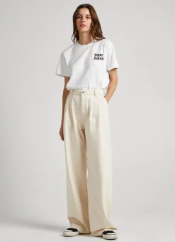 Women Pepe Jeans Cecilia Wide Fit High-Rise Jeans
