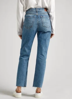 Women Pepe Jeans Celyn Straight Fit High-Rise Jeans