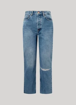 Women Pepe Jeans Celyn Straight Fit High-Rise Jeans