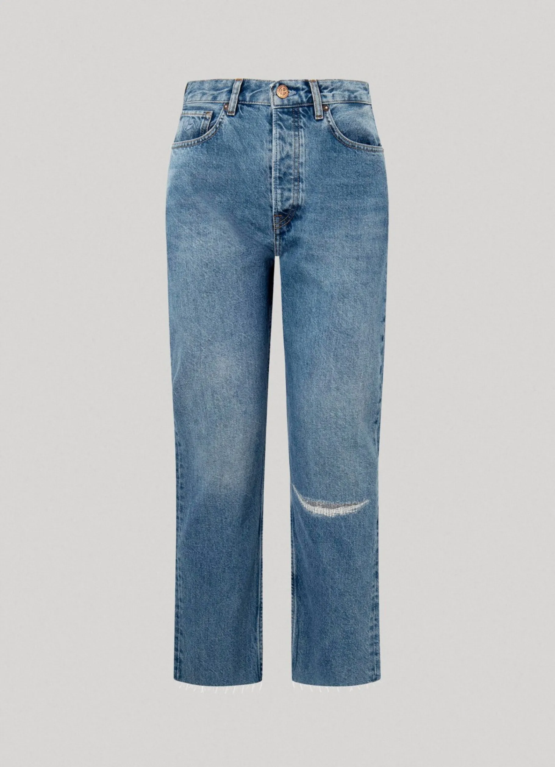 Women Pepe Jeans Celyn Straight Fit High-Rise Jeans
