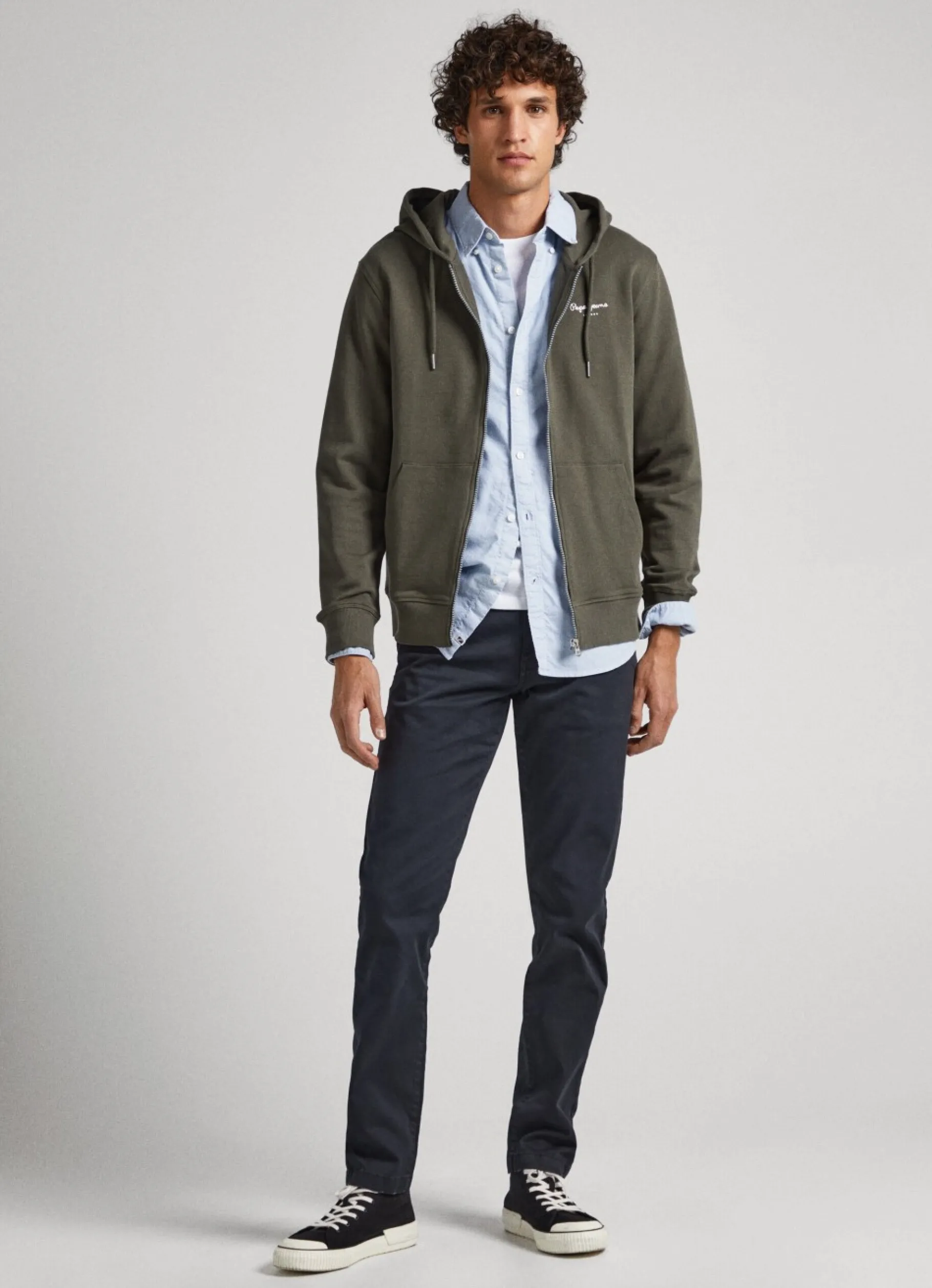 Men Pepe Jeans Charly Slim Chino Trousers