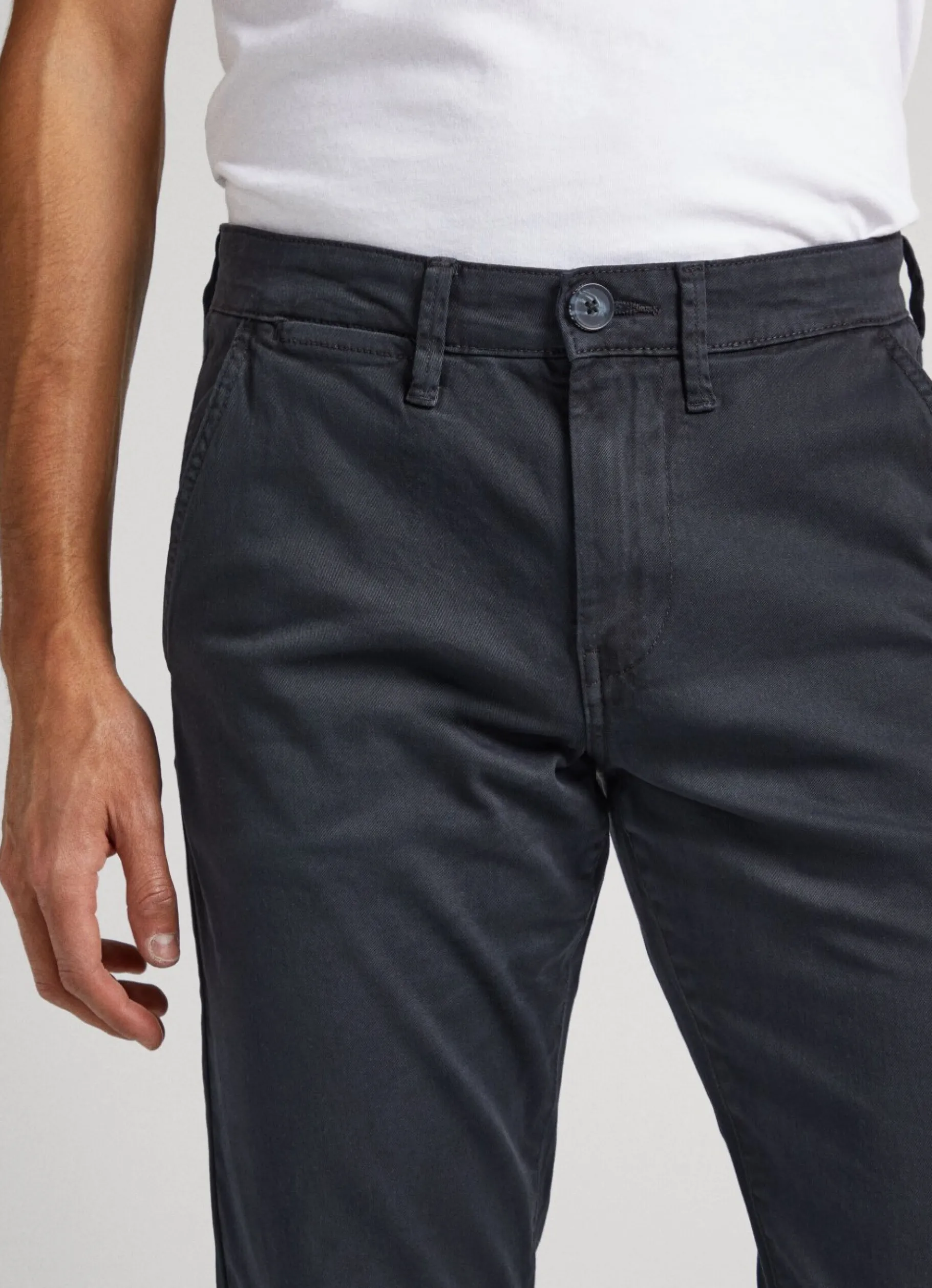 Men Pepe Jeans Charly Slim Chino Trousers