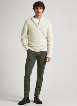 Men Pepe Jeans Charly Slim Chino Trousers