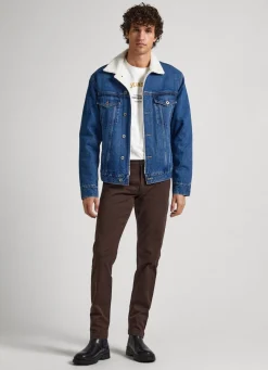 Men Pepe Jeans Charly Slim Chino Trousers