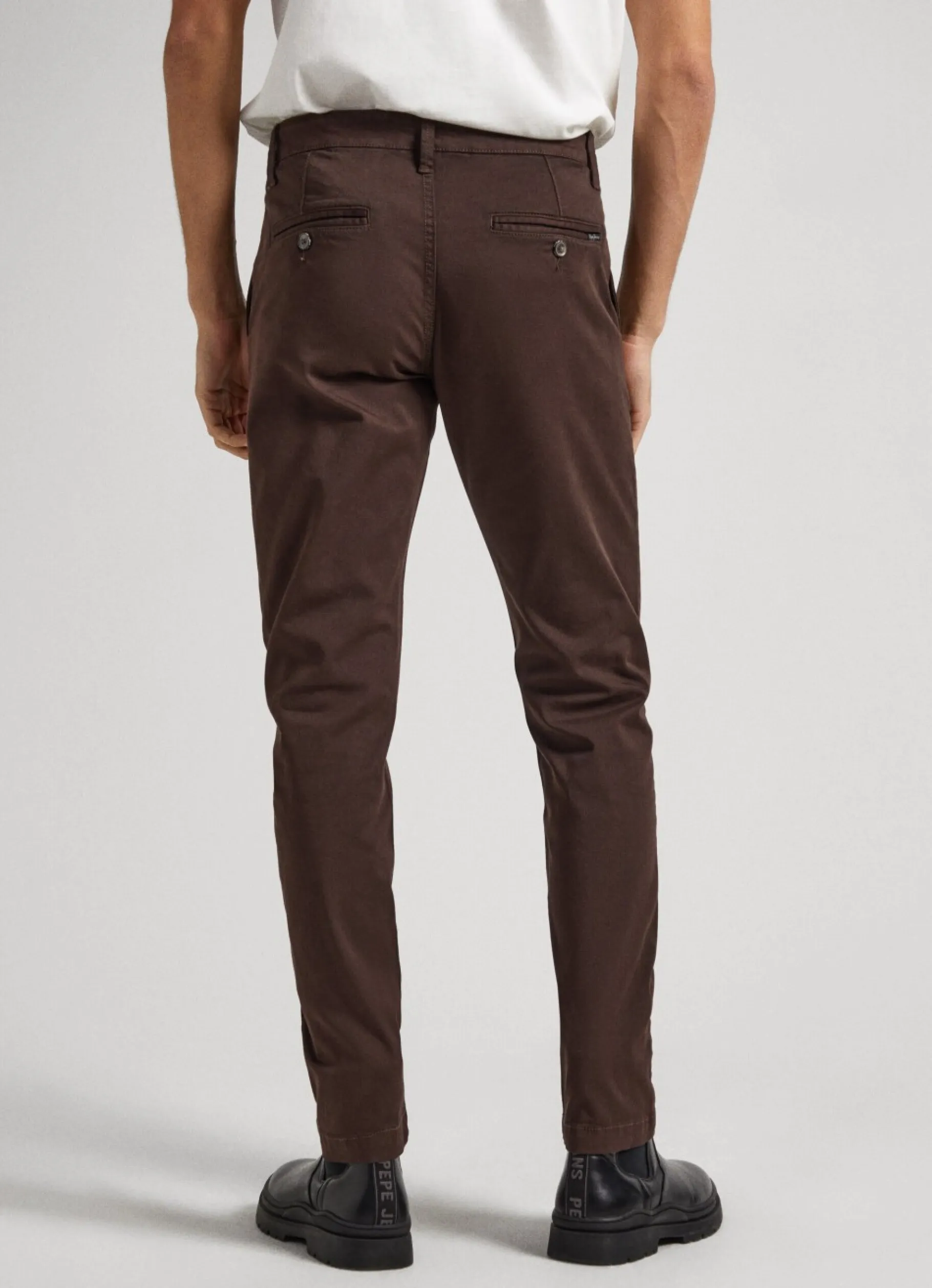 Men Pepe Jeans Charly Slim Chino Trousers