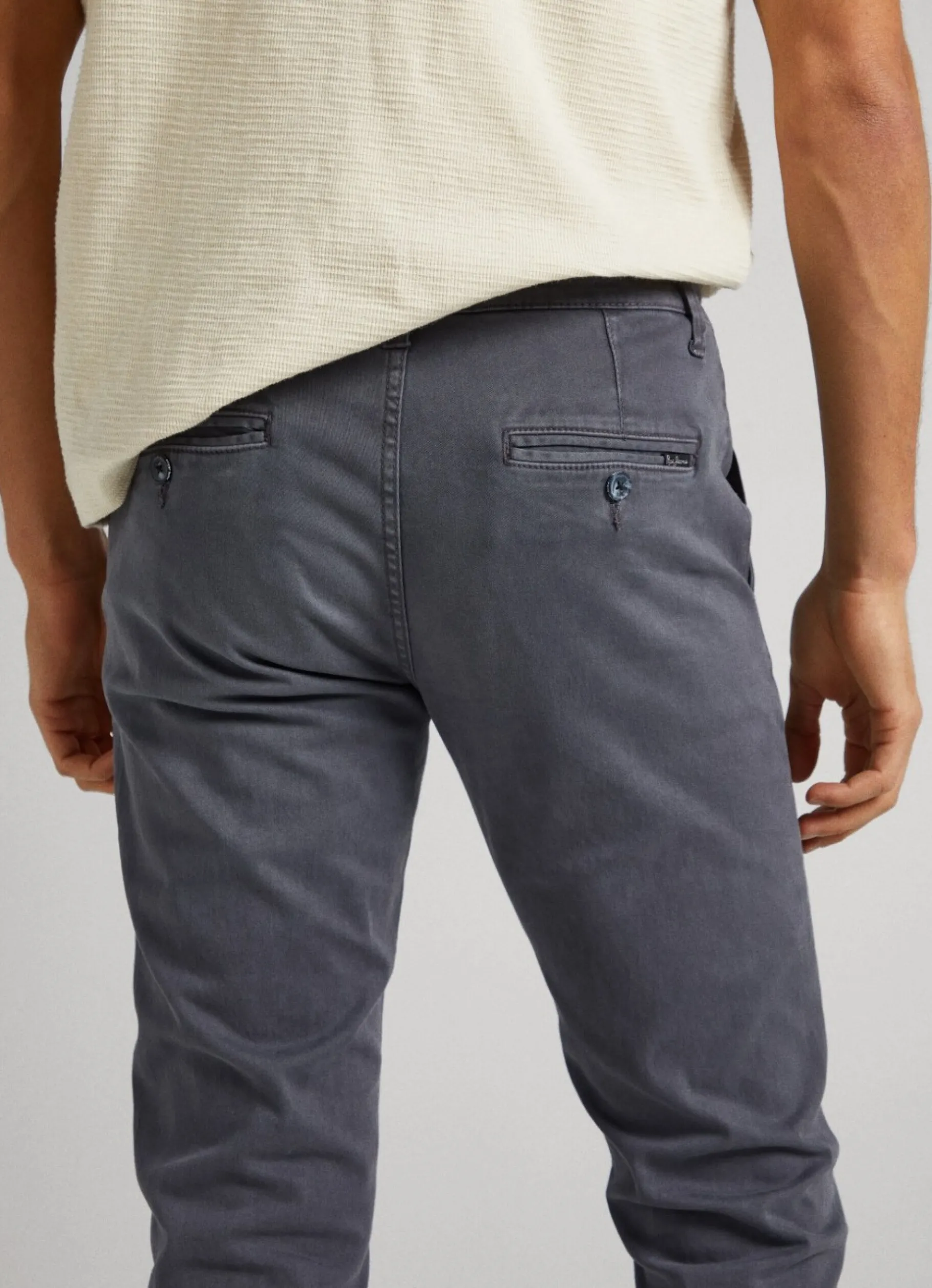 Men Pepe Jeans Charly Slim Chino Trousers