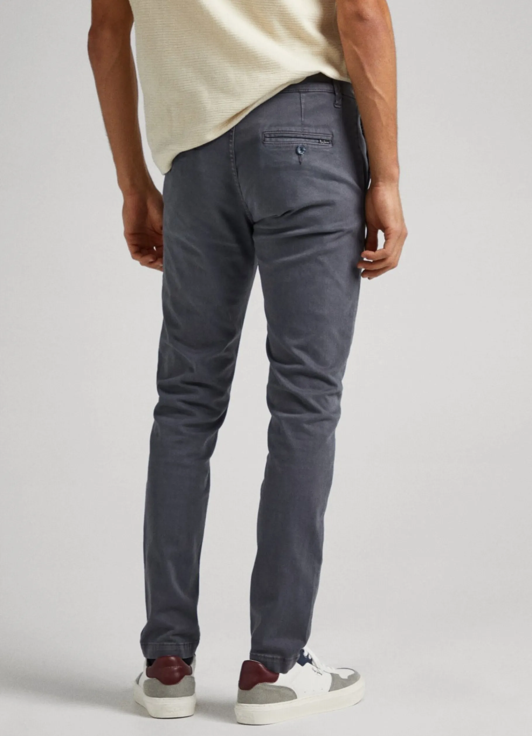 Men Pepe Jeans Charly Slim Chino Trousers