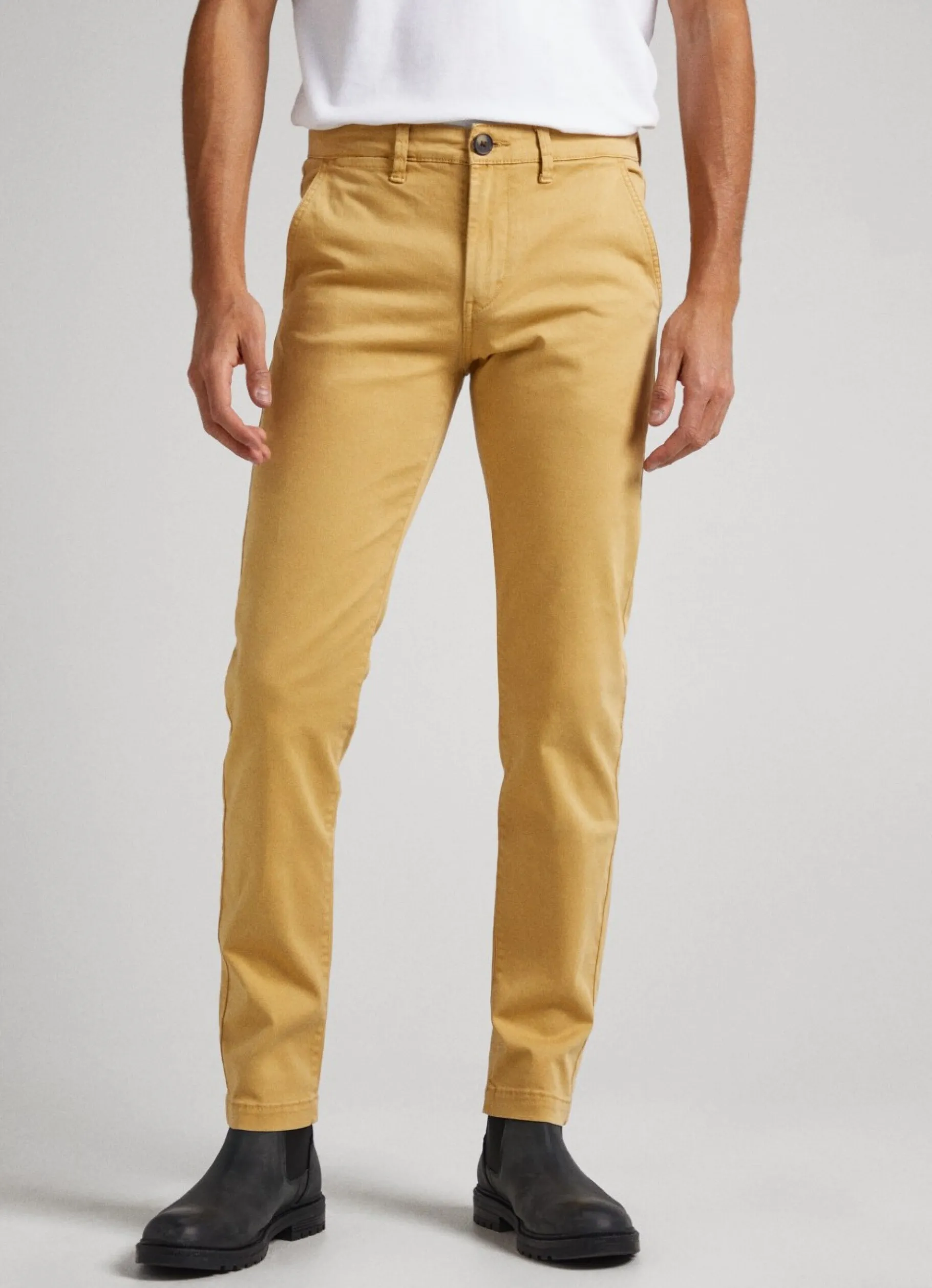 Men Pepe Jeans Charly Slim Chino Trousers