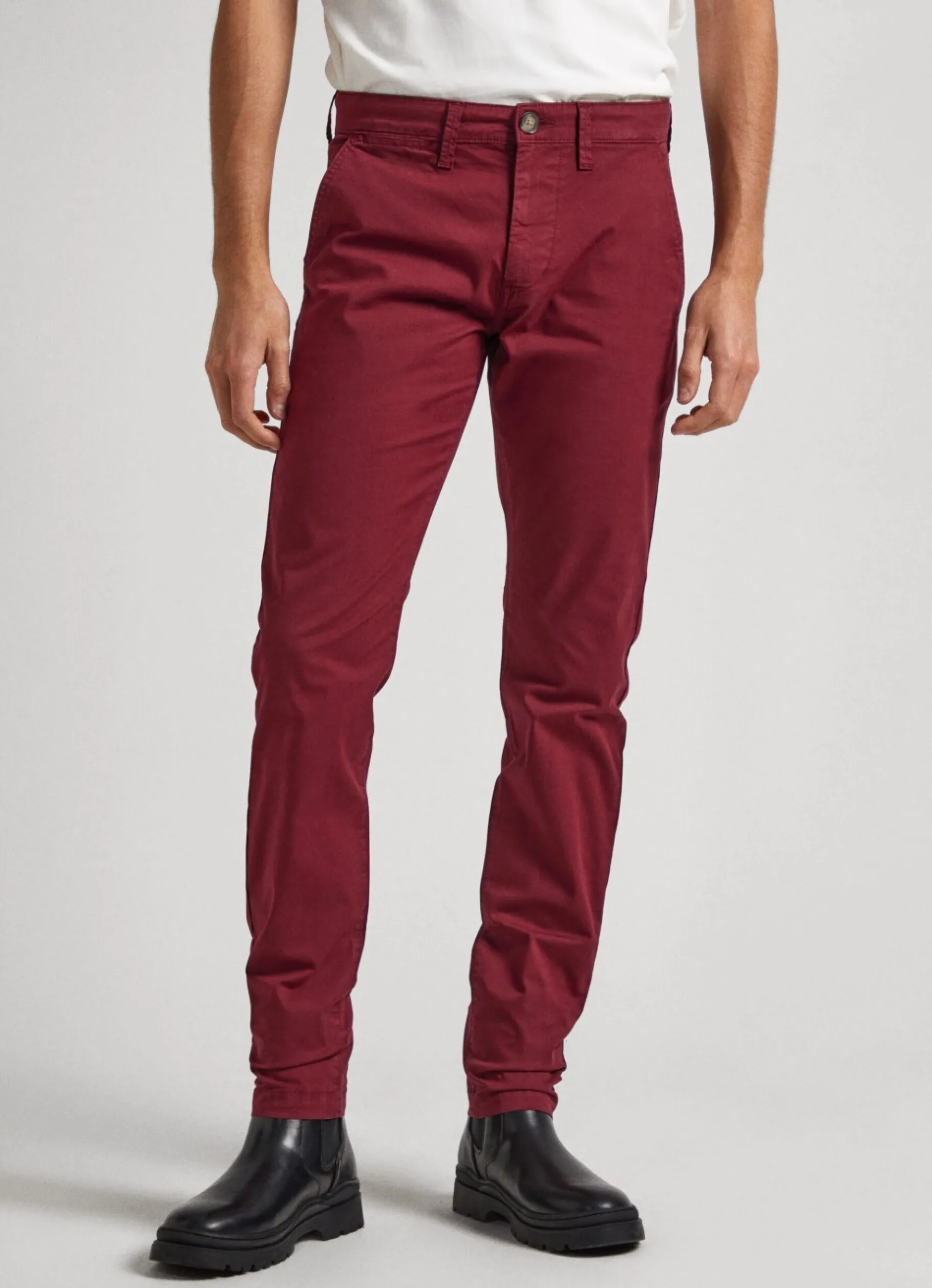 Men Pepe Jeans Charly Slim Fit Chino Trousers