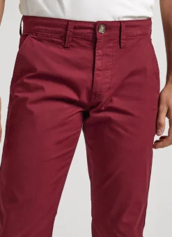 Men Pepe Jeans Charly Slim Fit Chino Trousers