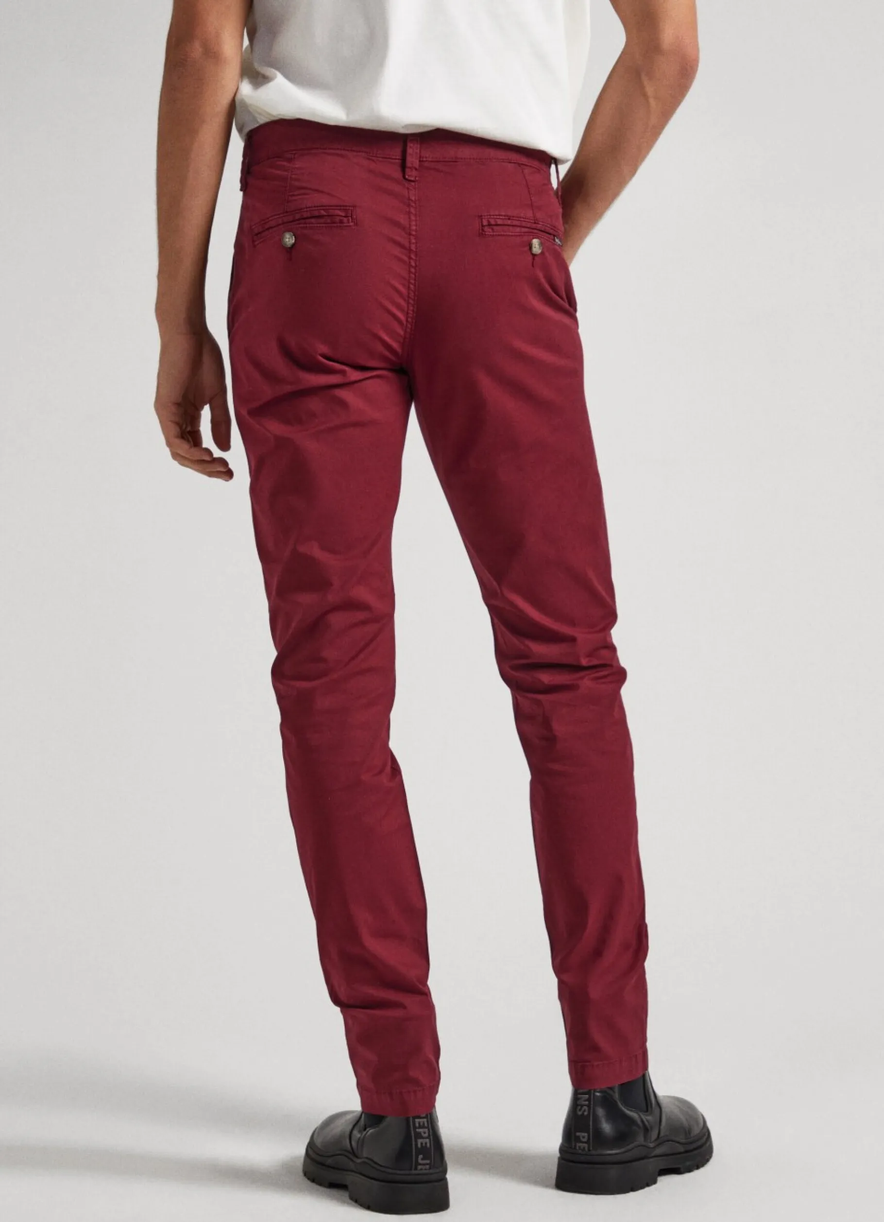 Men Pepe Jeans Charly Slim Fit Chino Trousers