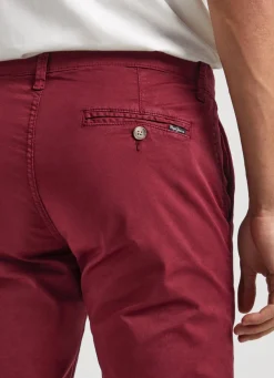 Men Pepe Jeans Charly Slim Fit Chino Trousers